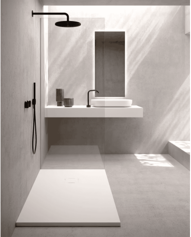 Receveur douche MILOS effet lisse - Doccia group