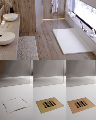 Receveur douche MILOS effet lisse - Doccia group