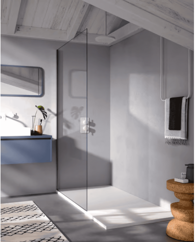 Receveur douche MILOS effet lisse - Doccia group