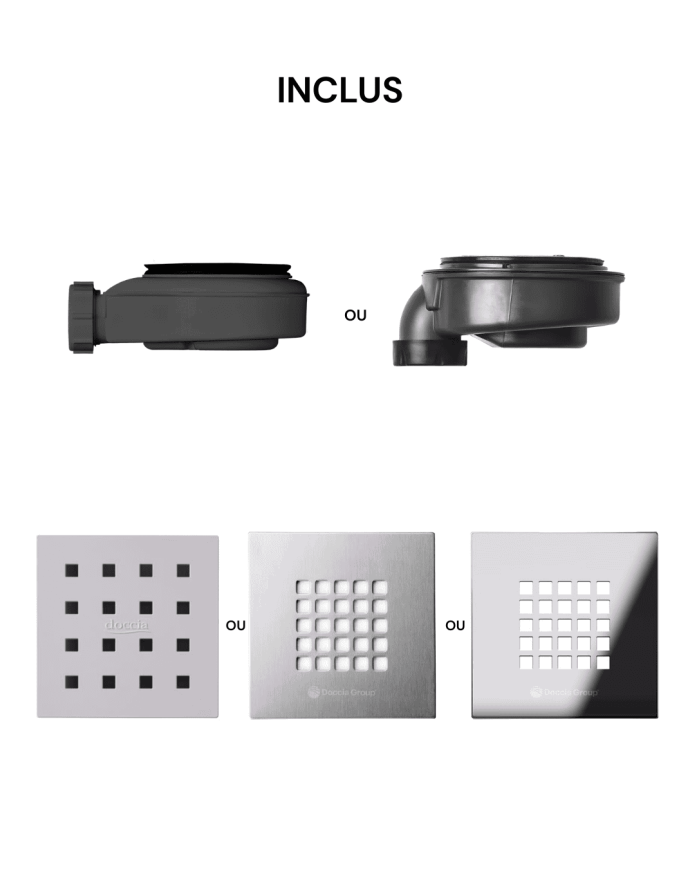 Receveur douche POROS - Doccia group