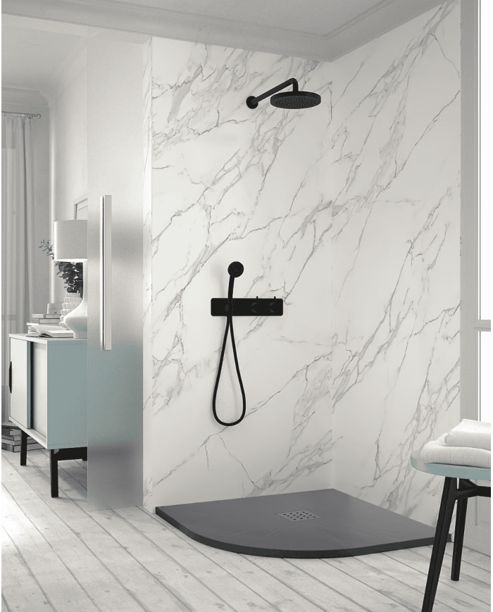 Receveur douche POROS SEMI d'angle - Doccia group