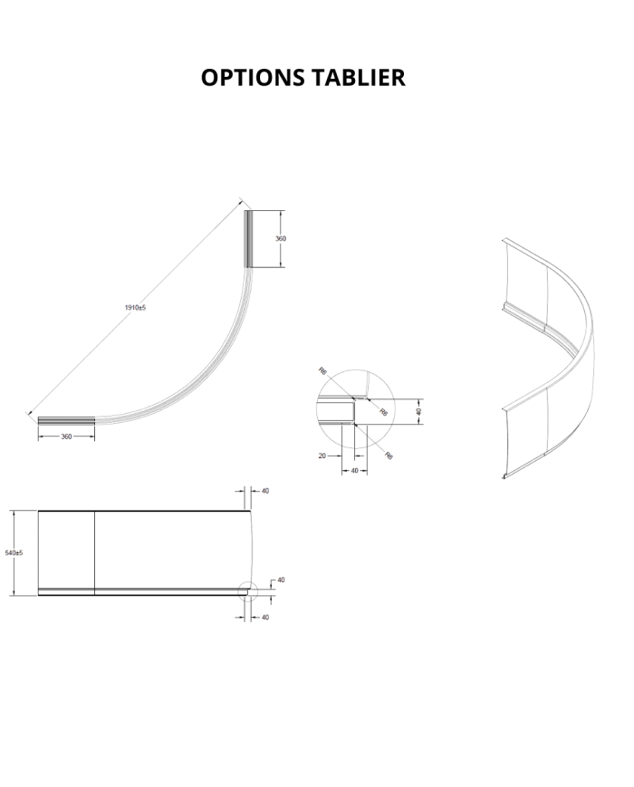 Baignoire d'angle ELENA – O Design