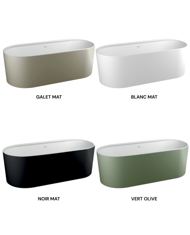 Baignoire îlot IDYLLE – O Design