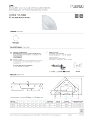 Baignoire d'angle LIPS – O Design