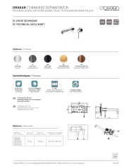 Mitigeur lavabo encastré Drakar - Odesign