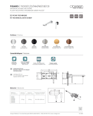 Mitigeur lavabo encastré Figaro - Odesign