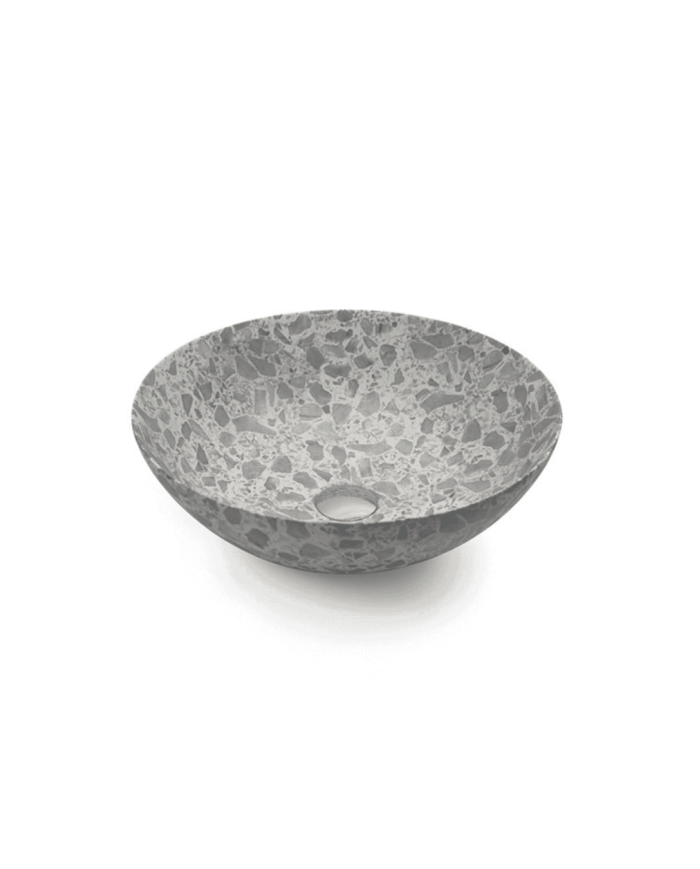 Vasque New Lys Terrazzo Gris - Bathco