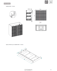 Meubles / Colonne Gaban 600 / 800 / 1000 / 1200 / 1400 - Odesign
