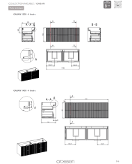Meubles / Colonne Gaban 600 / 800 / 1000 / 1200 / 1400 - Odesign