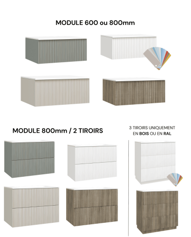 meuble vasque gaban odesign | 3 tailles & finitions