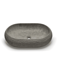 Vasque Domed Ovale Black - Bathco