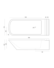 Baignoire Simi Black - Bathco