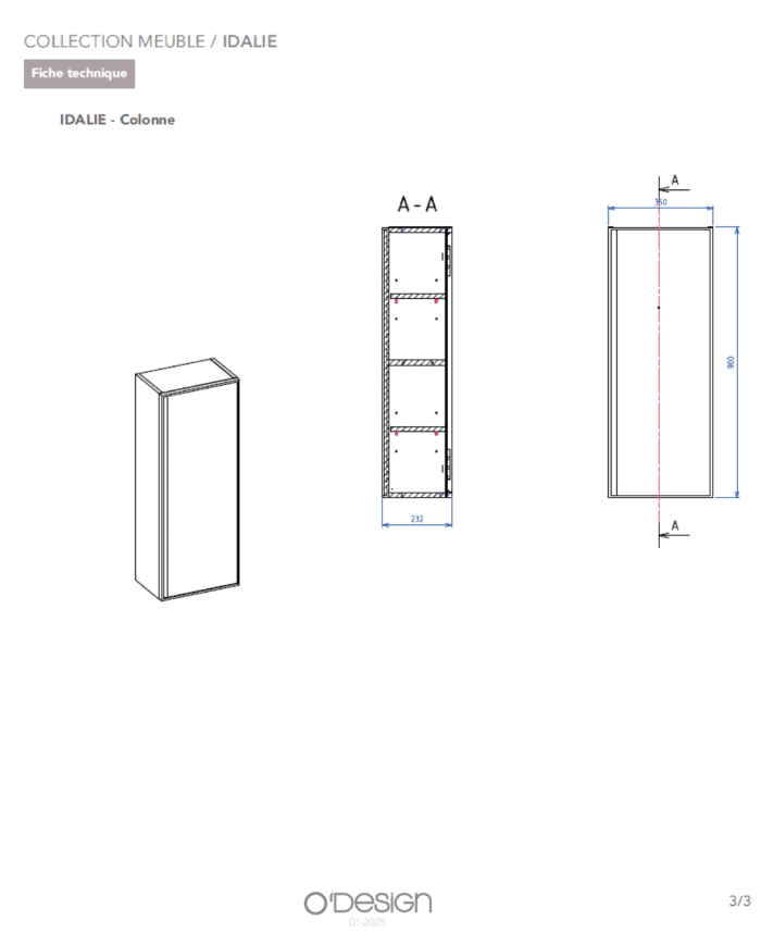 Meubles / Colonne IDALIE - Odesign