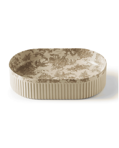 Vasque Wadi Ovale Beige - Bathco