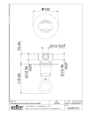 Mitigeur douche encastré Opera - Webert