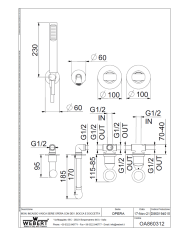 Mélangeur douche avec inverseur Opera - Webert