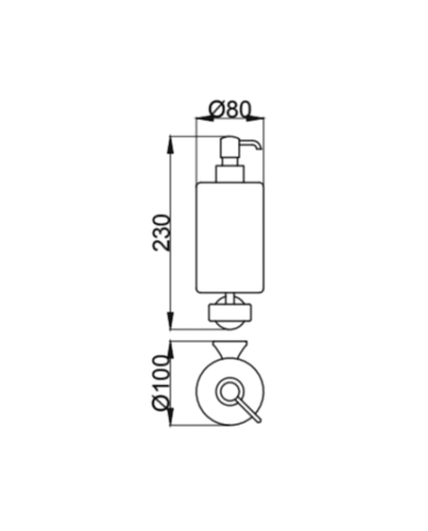 Distributeur de savon Opera - Webert
