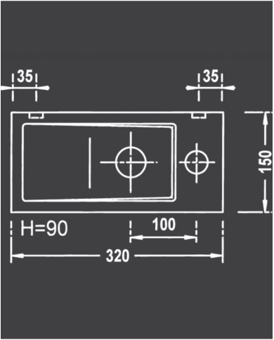 Lave-mains 32 MC - Benesan