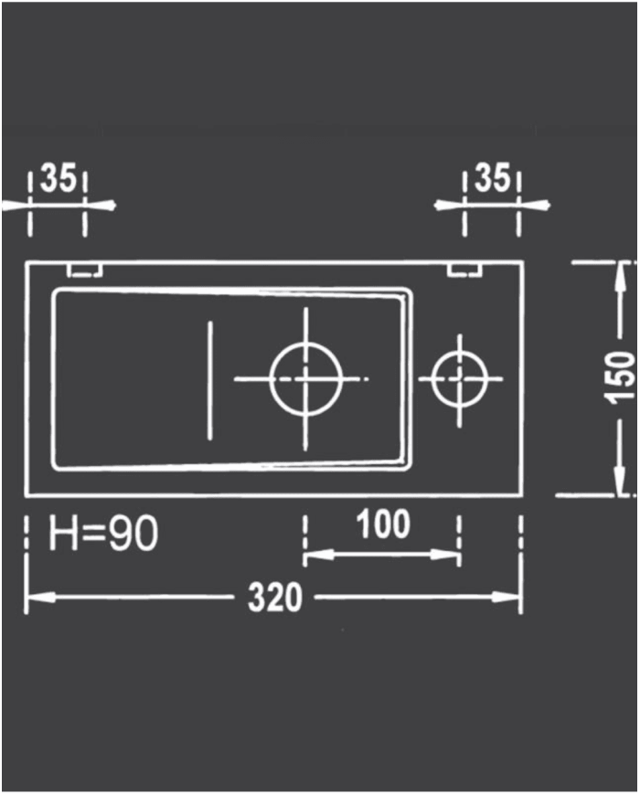 Lave-mains 32 MC - Benesan