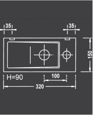Lave-mains 32 MC - Benesan