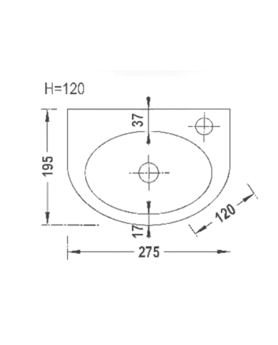 Lave-mains Semi 28 MC - Benesan