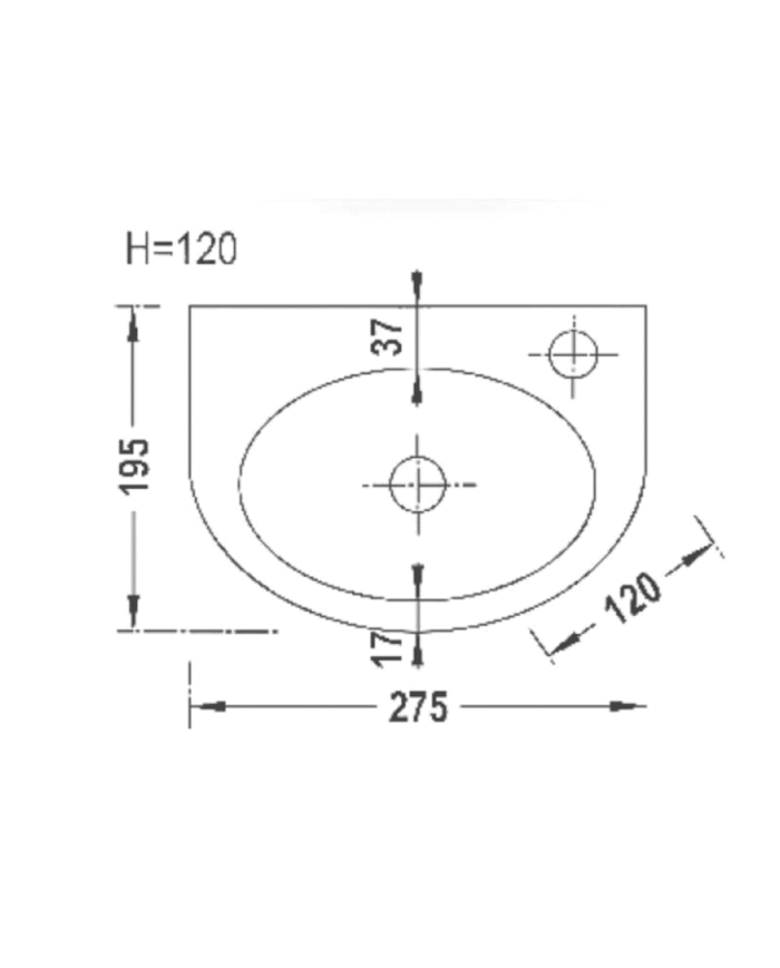 Lave-mains Semi 28 MC - Benesan