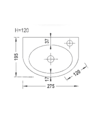 Lave-mains Semi 28 MC - Benesan