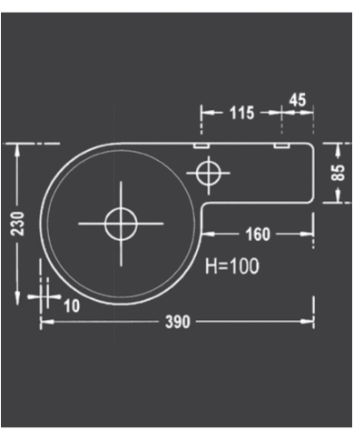 Lave-mains Rondo 23 CR - Benesan