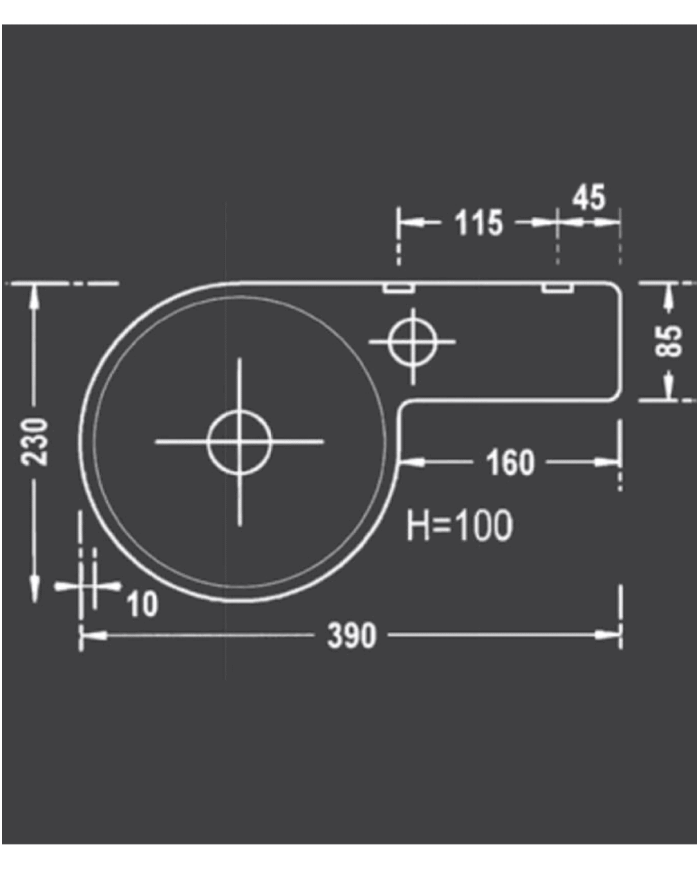 Lave-mains Rondo 23 CR - Benesan