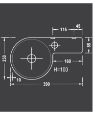Lave-mains Rondo 23 CR - Benesan