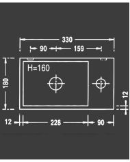 Lave-mains Elevator 33 BS - Benesan