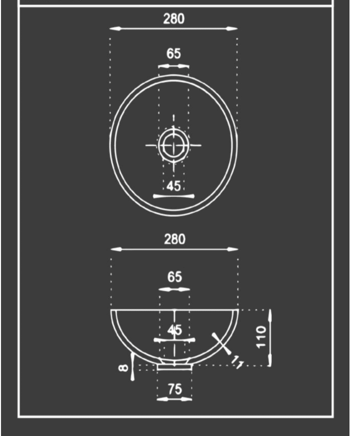 Lave-mains Rondex 27 CR - Benesan
