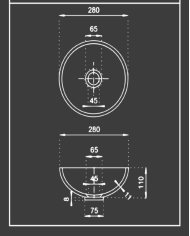 Lave-mains Rondex 27 CR - Benesan