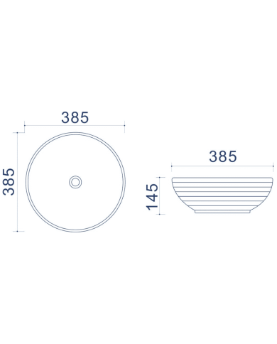 Lavabo Cleo L - Uptrend