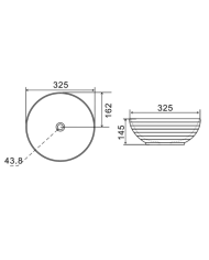 Lavabo Cleo M - Uptrend