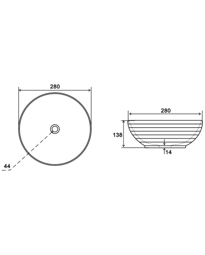 Lavabo Cleo S - Uptrend