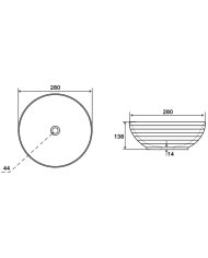 Lavabo Cleo S - Uptrend
