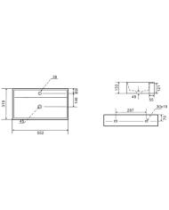 Lavabo Dalia - Uptrend