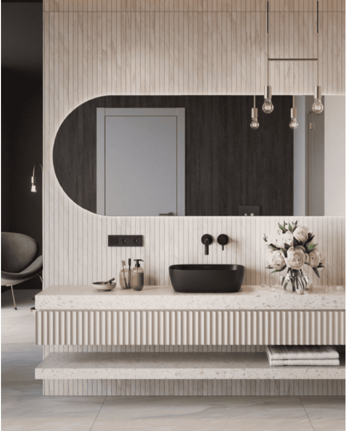 Lavabo Sparrow Noir Mat - Uptrend