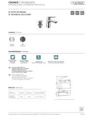 Mitigeur Lavabo Cronos - Odesign