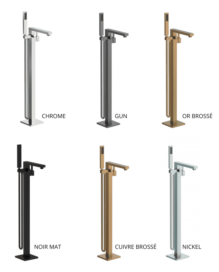 Mitigeur sur pied bain/douche Grafik - Odesign