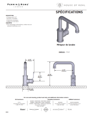 Mitigeur Lavabo Armstrong - Perrin & Rowe