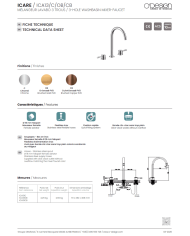 Mitigeur lavabo 3 trous Icare - Odesign