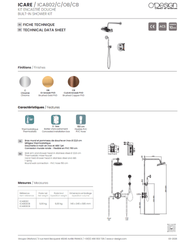 mitigeur lavabo Figaro | O'design