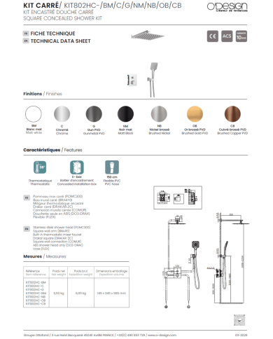 mitigeur lavabo Figaro | O'design