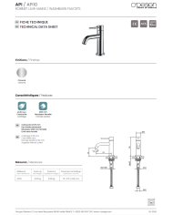 Robinet lave-mains API - Odesign