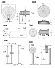 Set de douche 1 Armstrong - Perrin & Rowe