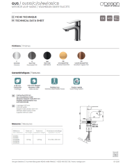Mitigeur lave-mains GUS - Odesign