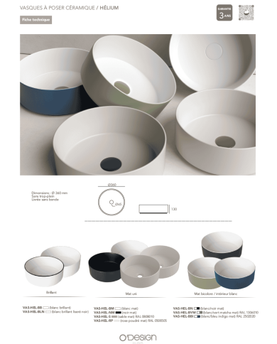 mitigeur lavabo Figaro | O'design