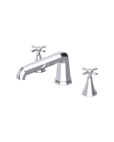 Mélangeur bain 3 trous croisillons Deco - Perrin & Rowe